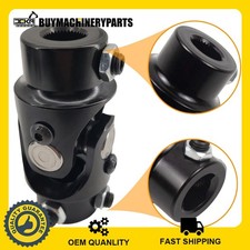 New 58 36 Spline X 34 Dd Steering Universal Joint Single Black U-joint Shaft