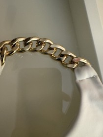 Agent Provocateur Demi Bikini White Gold Chain  S NEW TAGS Rare Luxury Swimwear