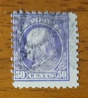 Vintage US Stamp #477 Franklin Used - CV $80