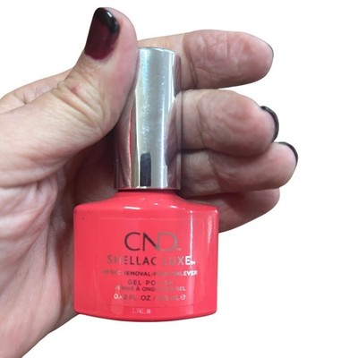 CND Tropix #154 Shellac Luxe Gel Polish 12.5mL Pink Coral Professional Manicure