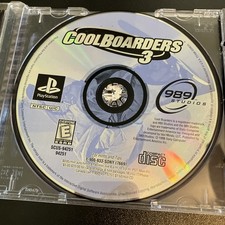 Coolboarders 3 PS1 Sony PlayStation 1 - Disc  Book Cracked Case #1872