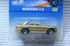 VINTAGE 1997 Hot Wheels gold MERCEDES 2.6 lack #605 CHINA