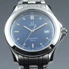 [MINT] OMEGA Seamaster 120 Cal.1438 2511.80 Blue Dial Quartz Men's Watch JAPAN