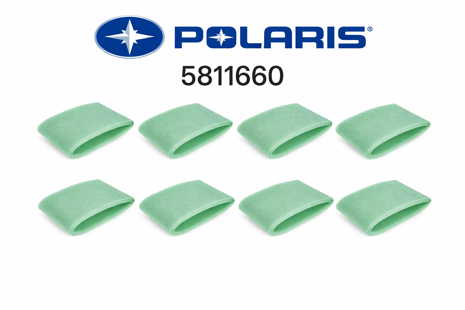 NEW 2001-2011 Polaris Sportsman / Hawkeye OEM Air Filter Sleeves (QTY 8) 5811660