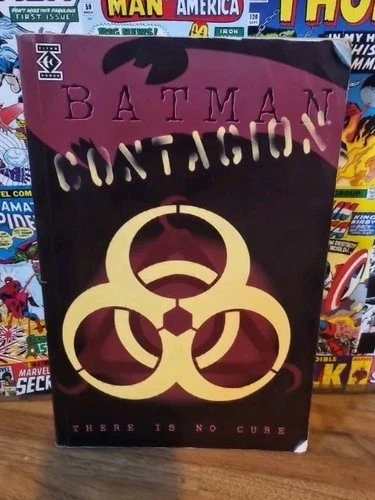 Batman Contagion Gotham Pandemic Insightfully ironic Rare Vintage Graphic Novel