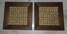Upcycled Cork Board Frames (2) Handmade Of Wine Corks