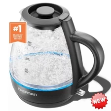   Chefman 1L Rapid-Boil Electric Kettle with Auto Shutoff - ...