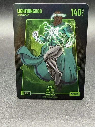 Bo Jackson Battle Arena Lightningrod First Edition Glow Trading Card BF-77