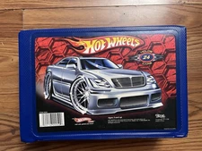 Tara Hot Wheels 24 Car Carrying Storage Case 20050 With 20 Cars, 2 Trays.