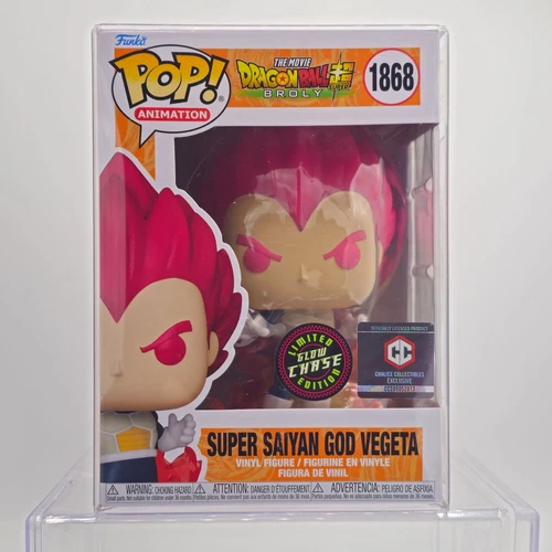 Funko Pop! Vinyl: Dragon Ball - Super Saiyan God Vegeta #1868 (Chase) - Chalice