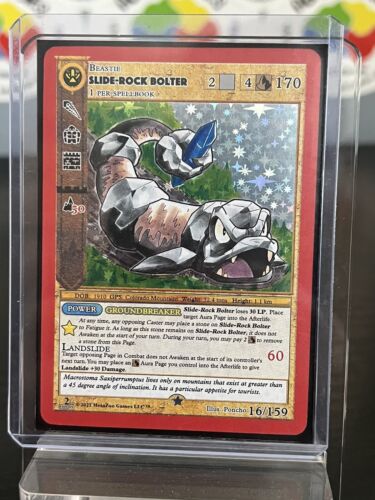 MetaZoo Slide-Rock Bolter 16/159 Cryptid Nation 2nd Edition Full Holo Near Mint - Picture 1 of 3