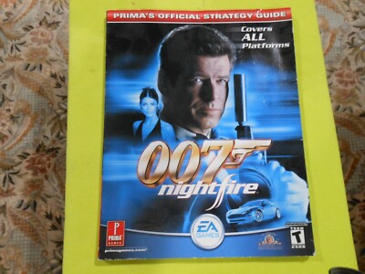 007 Nightfire Prima Official Strategy Guide PC PS2 Xbox Game Cube EA used