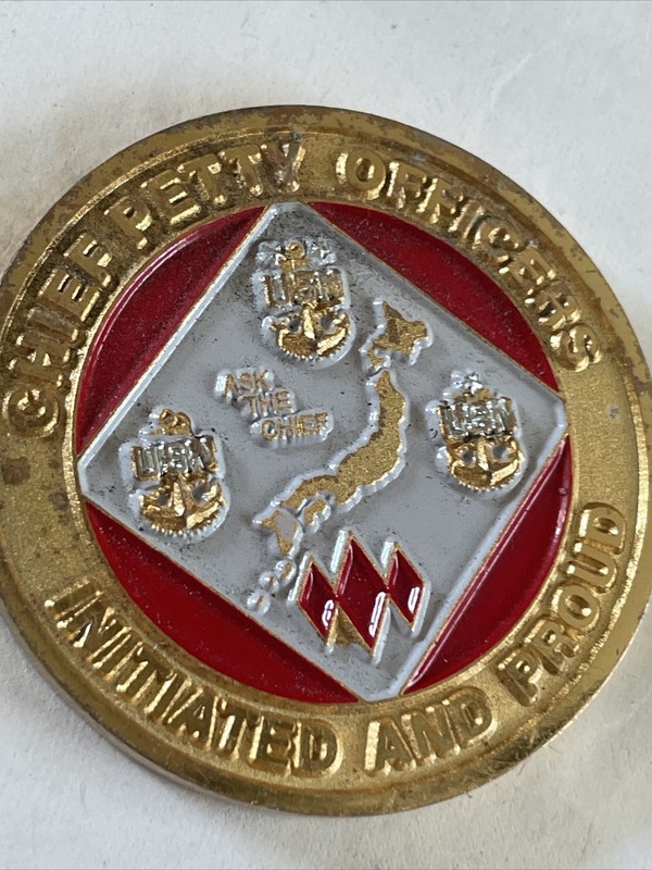 United States Navy Chief Petty Officer Military Challenge Coin Diamondbacks