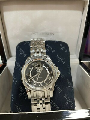 Bulova Accutron Men's 26A09 Gemini Automatic Skeleton Window Watch