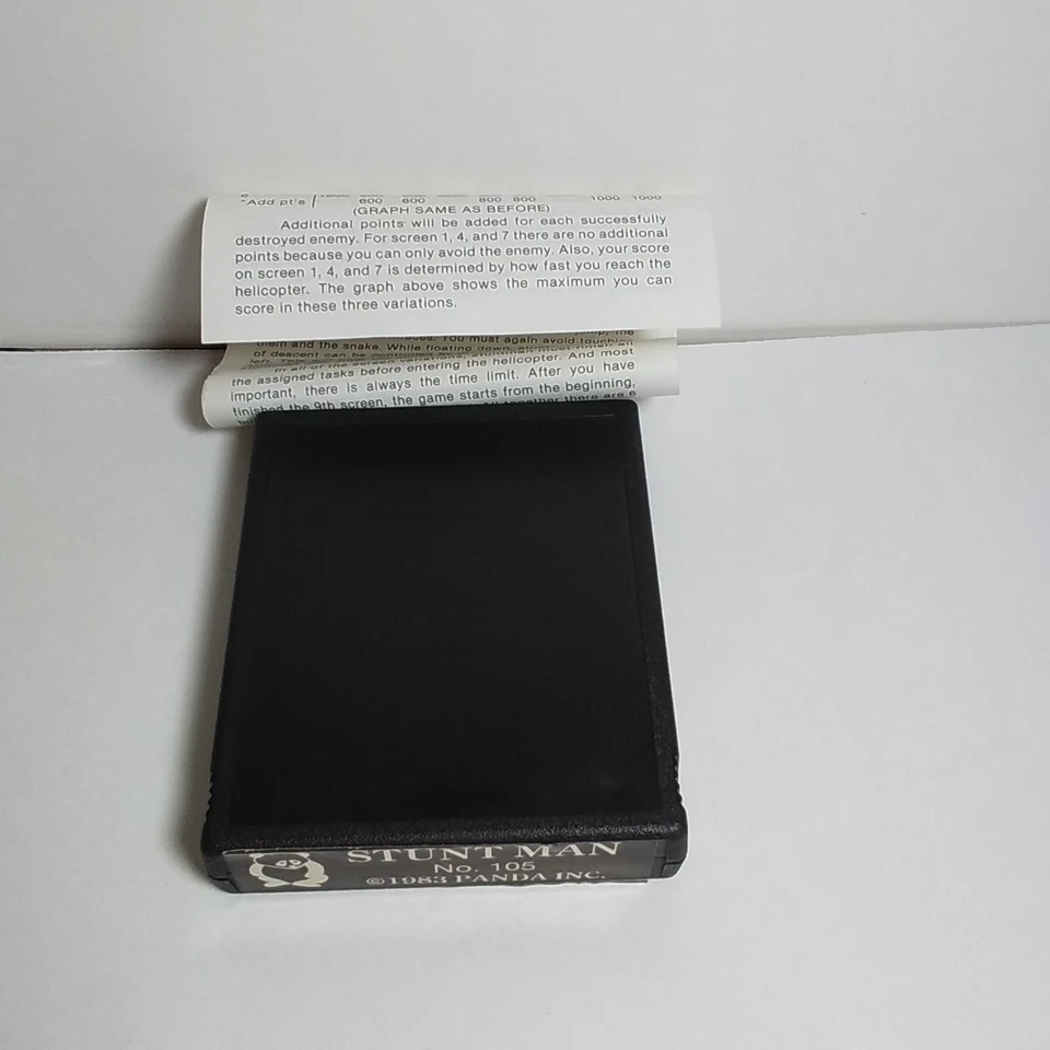 Stuntman No. 105 Atari 2600 Untested - Image 2 of 4