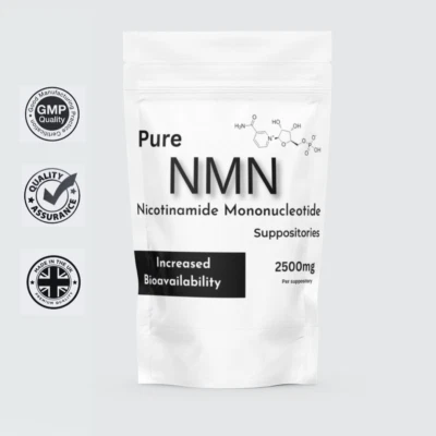 100% PURE NMN ANTI AGEING NAD+ 2500MG SUPPOSITORY HIGHEST BIOAVAILABILITY FAST ACTING x 15