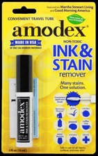 Amodex Ink & Stain Remover Pocket & Travel Size - 0.5 fl oz NEW