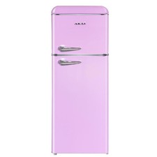 Frigorifero combinato a 2 porte Akai rosa Frigoriferi vintage 240 LT congelatore