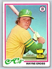 1978 Topps #139 Wayne Gross EX+ Oakland Athletics