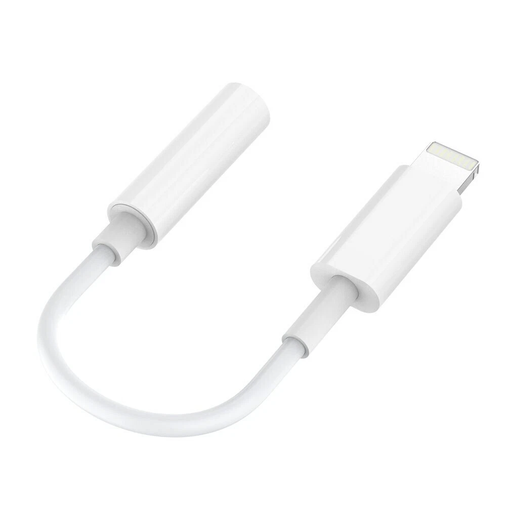 For iPhone Headphone Adapter 3.5mm Jack Aux Cord Dongle Audio