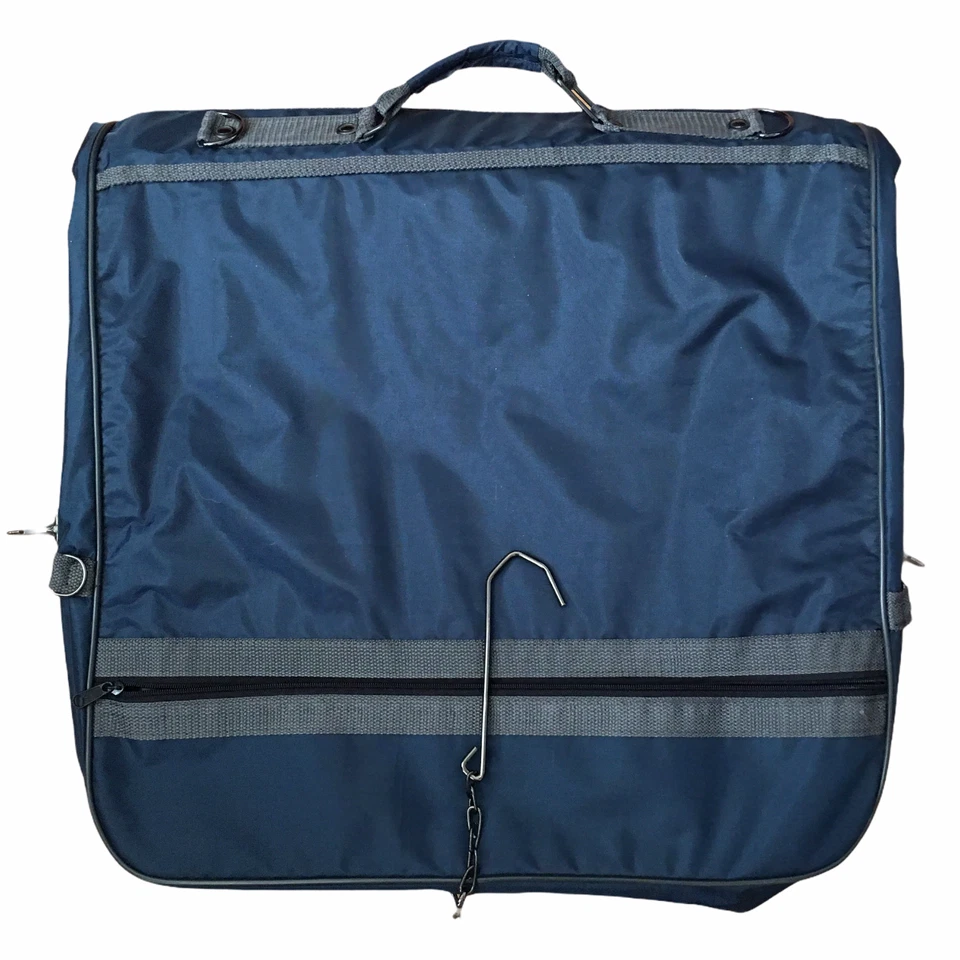 Винтажный 3 изделия Pierre Cardin синий нейлона чемодан путешествий ручная кладь сумка с короткими ручками ✨EXC✨ - Изображение 2 из 4