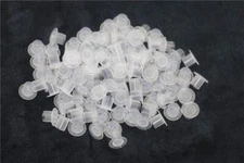 1000 Pcs 10x8mm Professional Tattoo Ink Cups with Base Plastic Pigment Caps