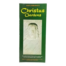 1981 Gatlinburg Christus Gardens Tennesse Travel Tourist Vacation Brochure
