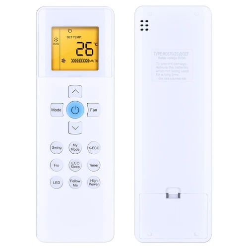 Generic Replacement For CARRIER Air Conditioner Remote Control RG67G(2S)/BGEF - Picture 2 of 6