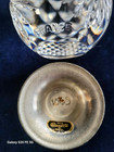 Lead Crystal Egg Paperweight France w/ Pewter Stand 1993 Easter Egg — photo 5