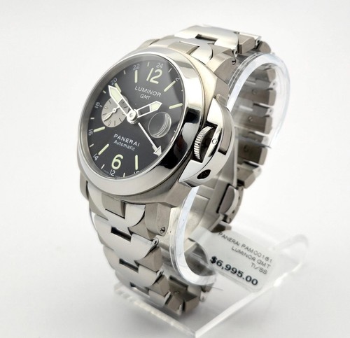 PANERAI PAM00161 LUMINOR GMT 44mm FULL SET EXCELLENT! VIDEO!