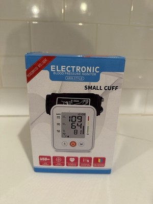 Fully Automatic Arm Style Electronic Blood Pressure Monitor Digital Small Cuff