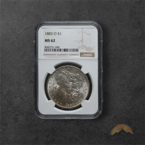 1883-O Silver Morgan Dollar $1 - NGC MS62 - New Orleans