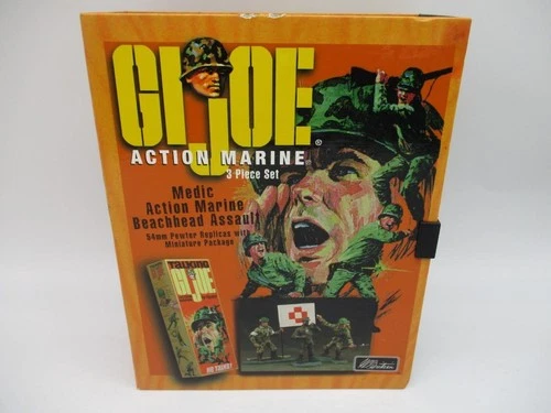 GI JOE ACTION MARINE 3 PIECE SET 2001 NEW HASBRO