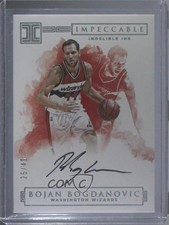 2016-17 Panini Impeccable Indelible Ink Silver 25/49 Bojan Bogdanovic Auto 1u6