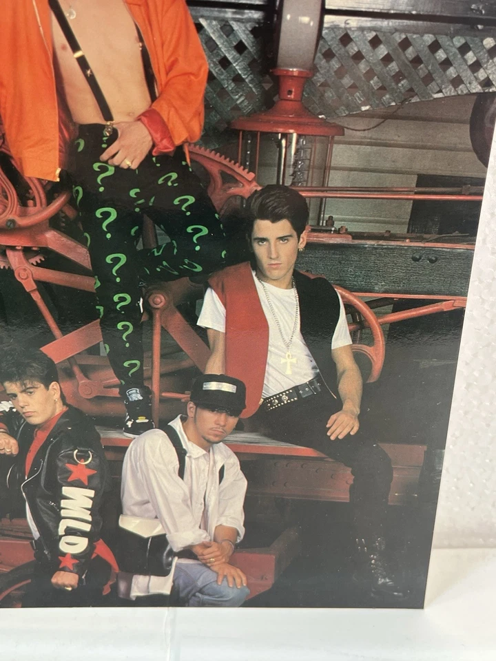 New Kids on the Block 1991 Promo Postcard 8x10 Licensed Reprint - Image 3 of 4