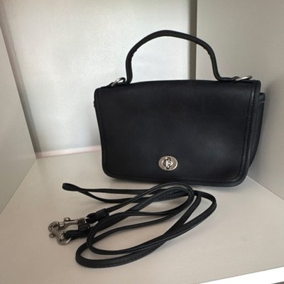 Coach Black Casino #9924 made in United States Nickel hardware