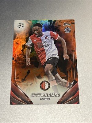 2023-24 Topps UEFA Club Competitions Antoni Milambo #140 Inferno Foil Rookie