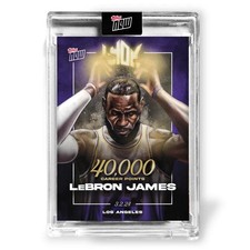 LeBron James 2023-24 TOPPS NOW 40,000 Points LJ-40K Encased Sealed