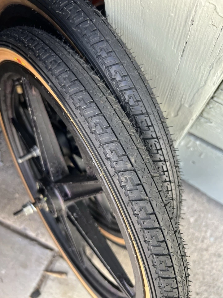 20” ACS Z Mag com logotipo GT estilo old school conjunto de rodas BMX feito nos EUA 80’s - Imagem 3 de 4