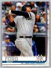 2019 Topps Update  Baseball #US78 Mike Ford RC New York Yankees