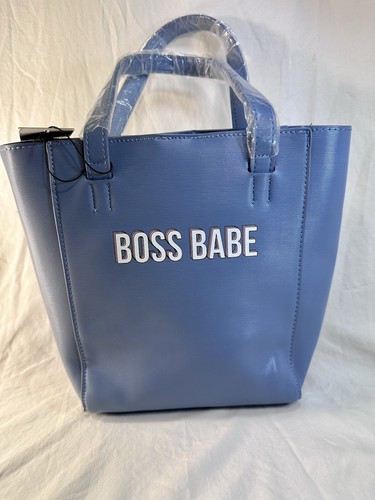 Boss Babe Tasche blau veganes Leder LATC Los Angeles Trading Co neu mit Etikett