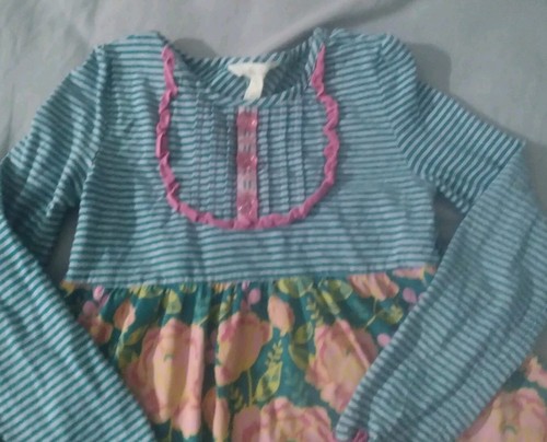 Matilda Jane Gallant Once Upon A Time Ruffle Back Tunic Size 8 - Picture 4 of 7
