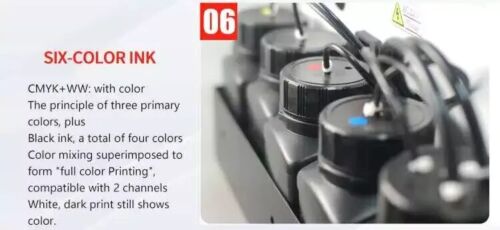 VEVOR A3 UV Multifunktionsdrucker Tintenstrahldrucker DTG Zylinder Epson R1390 - Bild 15 von 24