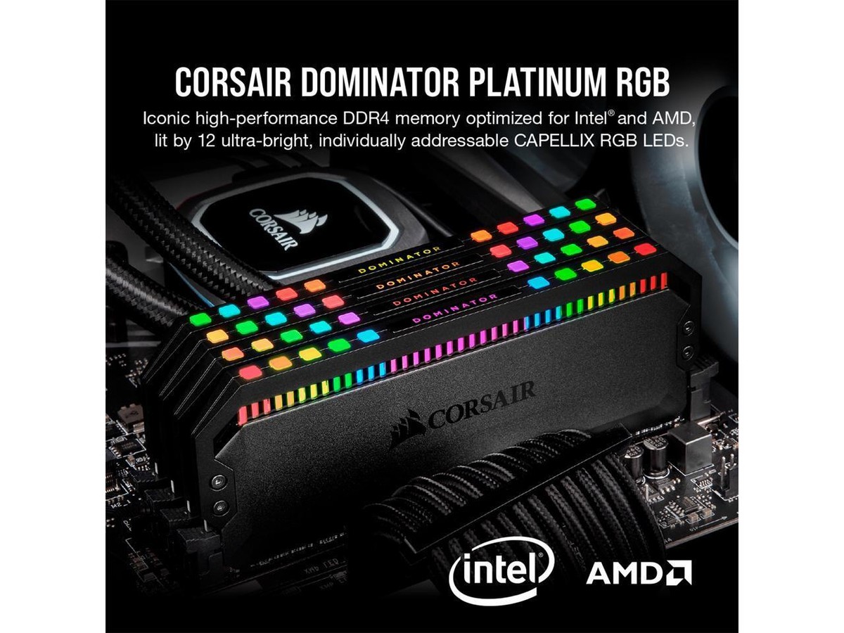CORSAIR Dominator Platinum RGB 32GB (2 x 16GB) 288-Pin PC RAM DDR5