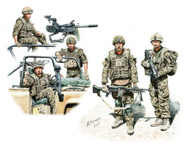 MW22 MASTERBOX 35180 WE ARE LUCKY! MODERN UK INFANTRYMEN, PRESENT DAY 1/35  FIGU