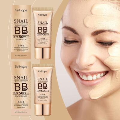 Golden Snail Protective BB Cream Moisturizing Waterproof Sweat Proof Makeup Z5S6