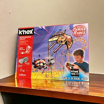 K'NEX Thrill Rides – Space Invasion Roller Coaster Building Set