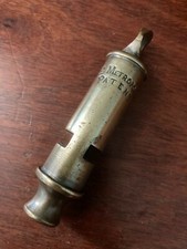 Antique and Rare Pre -1900 Example of The Metropolitan J Hudson Infantry Whistle