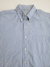 Brooks Brothers Men's Short Sleeve Button Dress Shirt, Stripes, 16-33