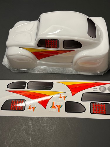 BOKI Racing Unpainted Mini-T Baja Bug Body 1/18 Team Losi 1304 Decal RC Crawler - Picture 14 of 18